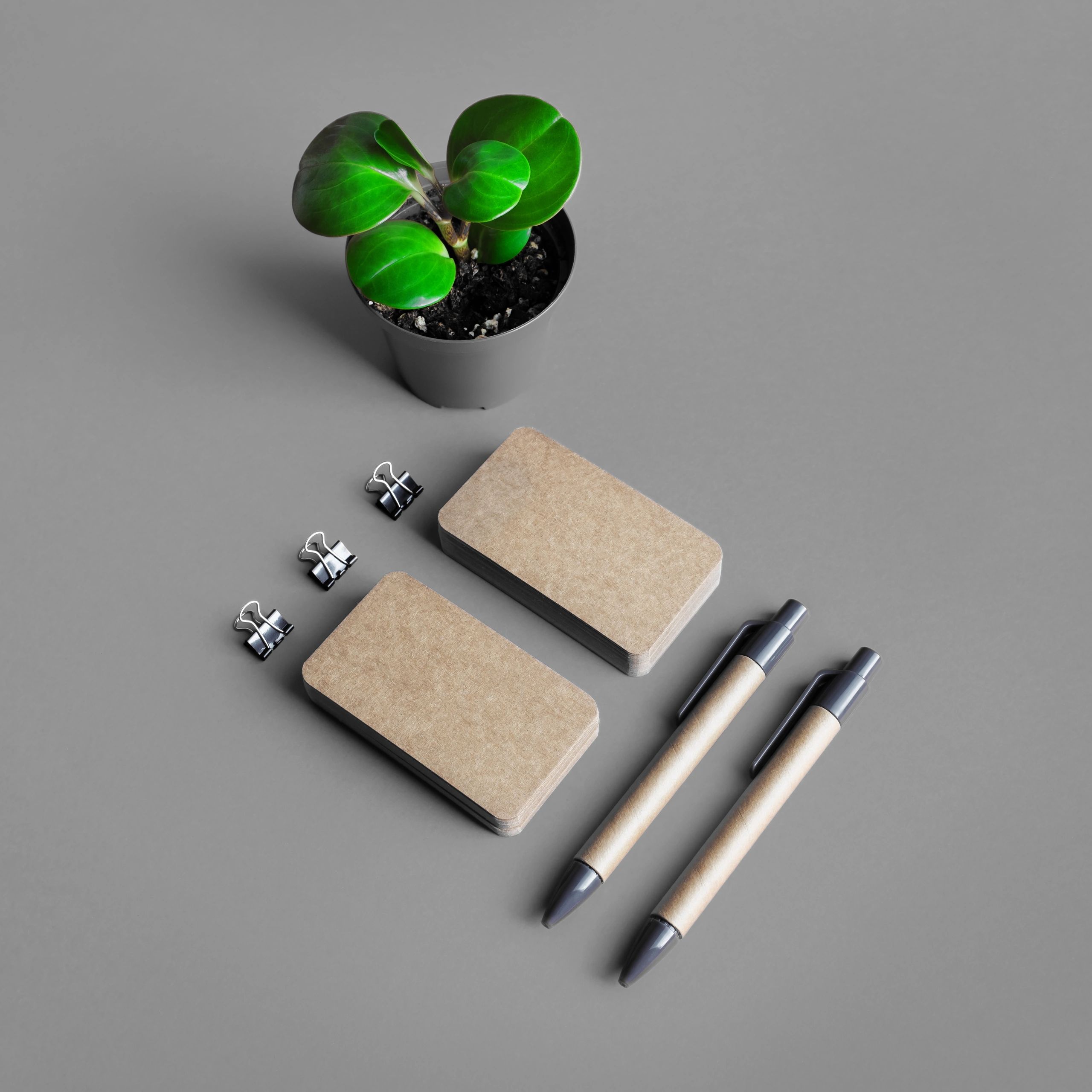 Brand identity stationery and materials