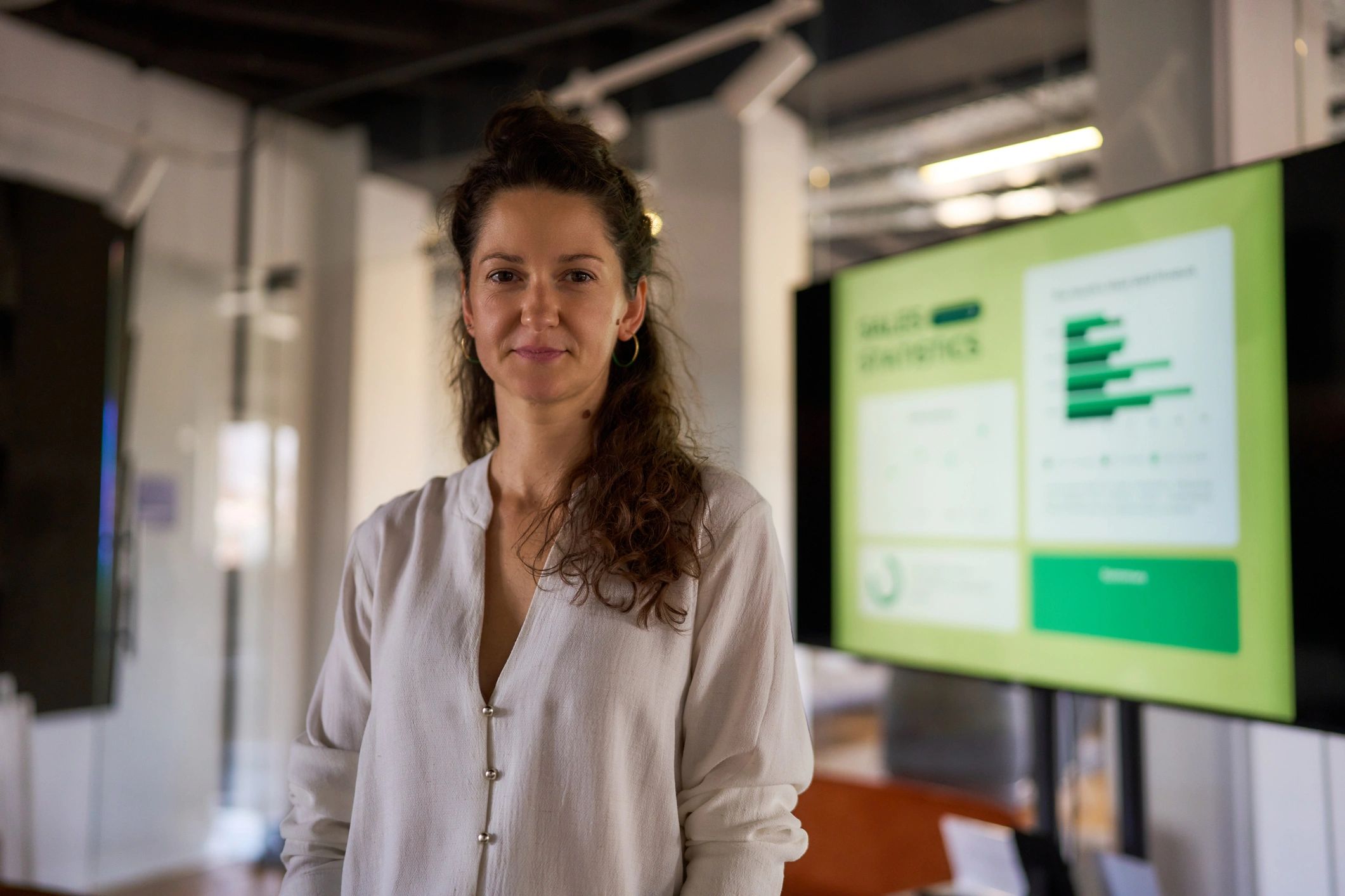 Creative strategist presenting ideas