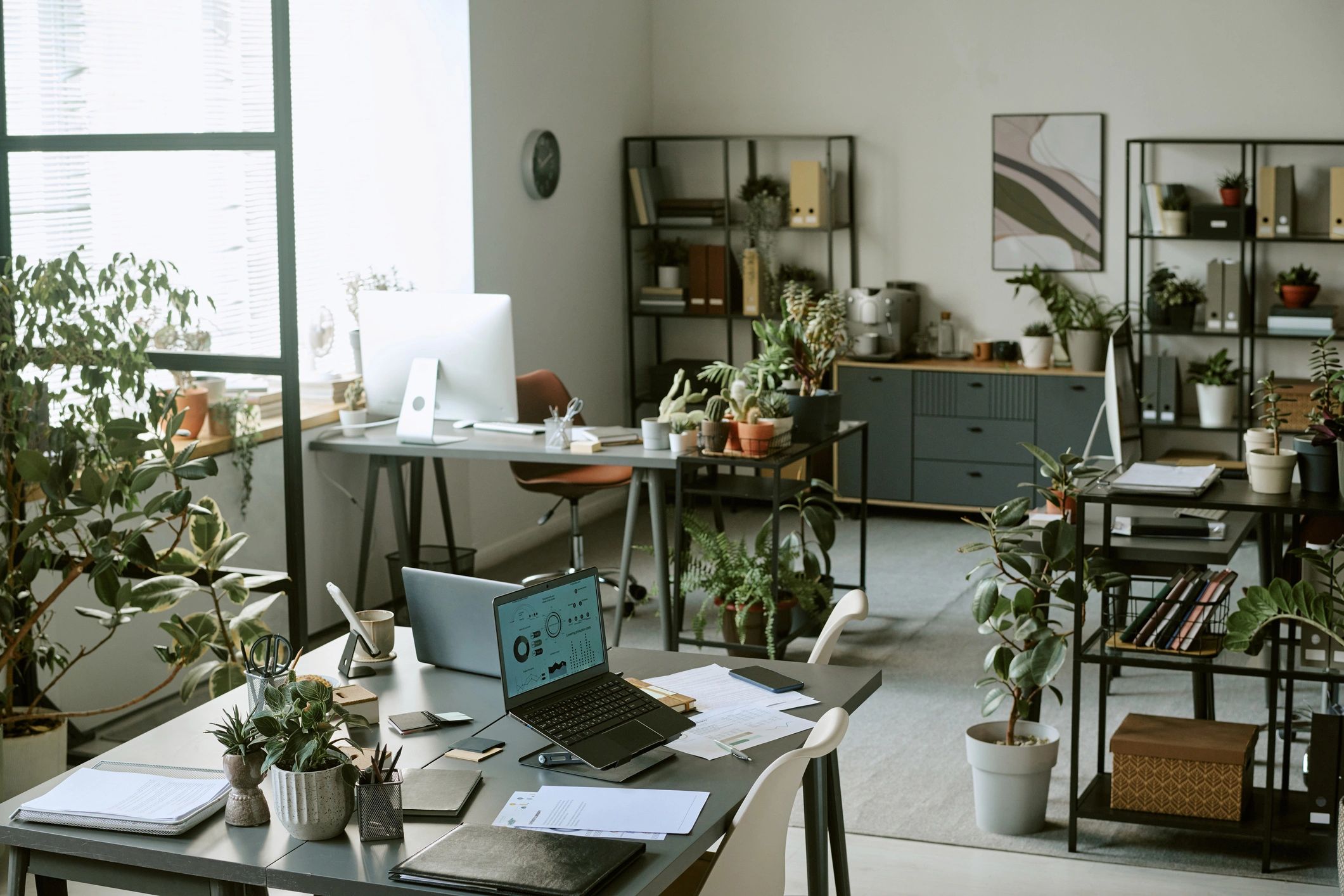 Modern workspace for brand development